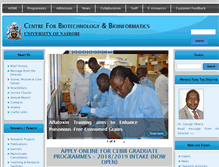 Tablet Screenshot of cebib.uonbi.ac.ke