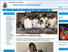 Tablet Screenshot of opthalmology.uonbi.ac.ke