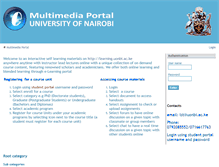 Tablet Screenshot of learning.uonbi.ac.ke
