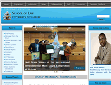Tablet Screenshot of law-school.uonbi.ac.ke