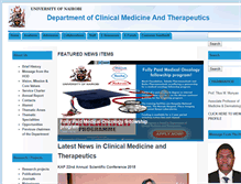 Tablet Screenshot of clinicalmed.uonbi.ac.ke