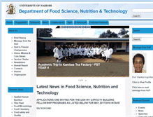 Tablet Screenshot of foodtech.uonbi.ac.ke