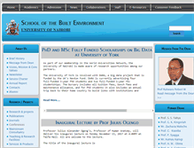 Tablet Screenshot of built-environment.uonbi.ac.ke
