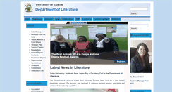 Desktop Screenshot of literature.uonbi.ac.ke