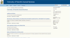 Desktop Screenshot of journals.uonbi.ac.ke