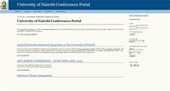 Desktop Screenshot of conferences.uonbi.ac.ke