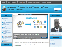 Tablet Screenshot of ict.uonbi.ac.ke